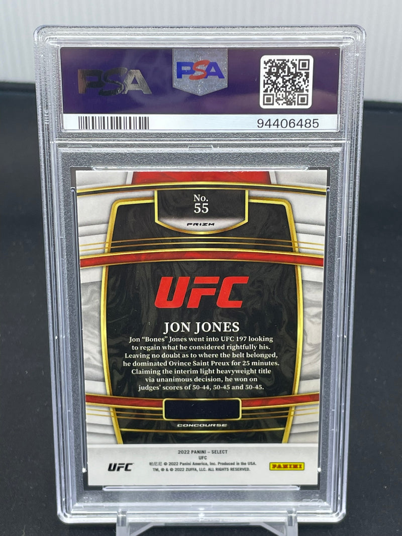 2022 PANINI SELECT UFC - DISCO PRIZM - J. JONES -