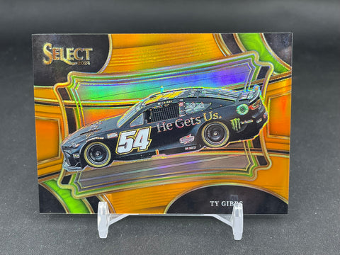 2024 PANINI SELECT - ORANGE PRIZM - T. GIBBS - #158 - #'D/49