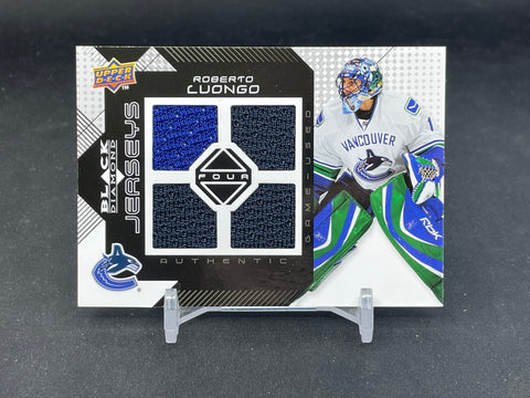 2008 UPPER DECK BLACK DIAMOND - FOUR - R. LUONGO - #BDJ-RL - QUAD RELIC