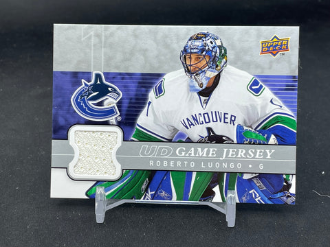 2008 UPPER DECK SERIES ONE - UD GAME JERSEY - R. LUONGO - #GJ-RL - RELIC