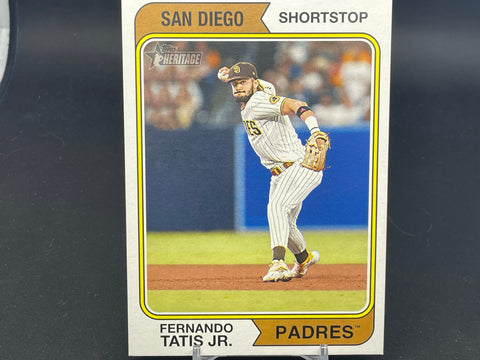 2023 TOPPS HERITAGE - JUMBO BOX TOPPER - F. TATIS JR. - #OB-FT