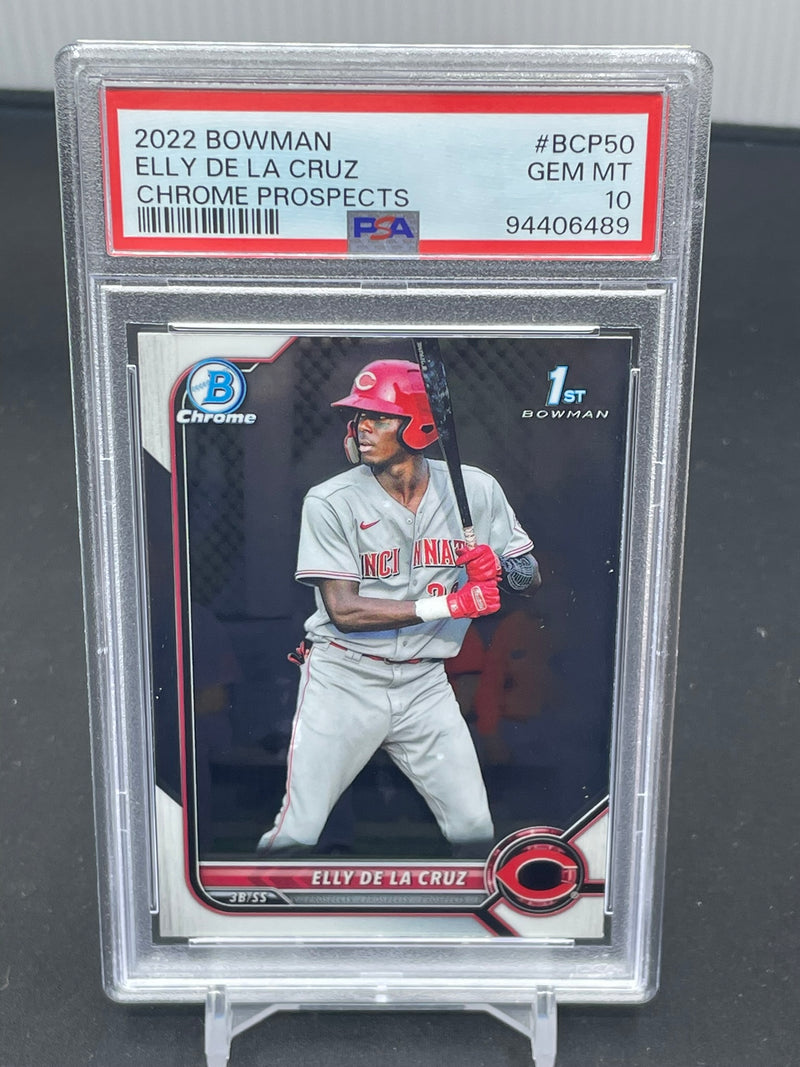 2022 TOPPS BOWMAN - CHROME PROSPECTS - E. DE LA CRUZ -