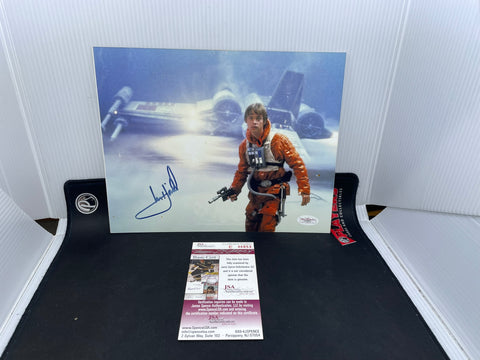 STAR WARS PHOTO LUKE SKYWALKER AUTOGRAPHED JSA AUTHENTICATED