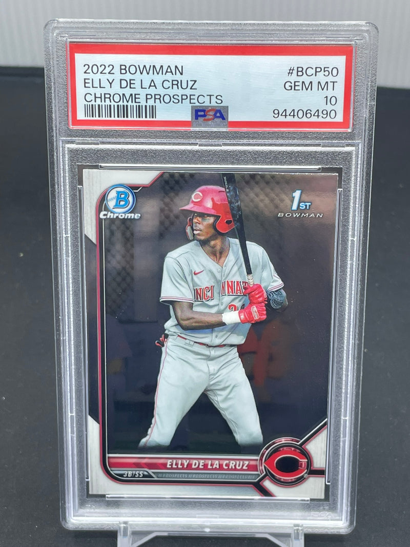 2022 TOPPS BOWMAN - CHROME PROSPECTS - E. DE LA CRUZ -