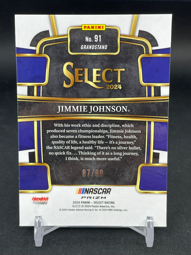 2024 PANINI SELECT - WHITE PRIZM - J. JOHNSON - #91 - #'D/99