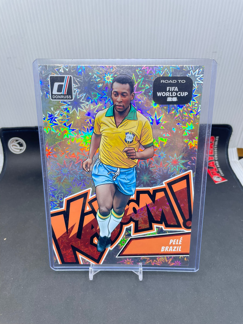 2025 PANINI DONRUSS ROAD TO FIFA WORLD CUP - JUMBO CARD - KABOOM! - PELE -