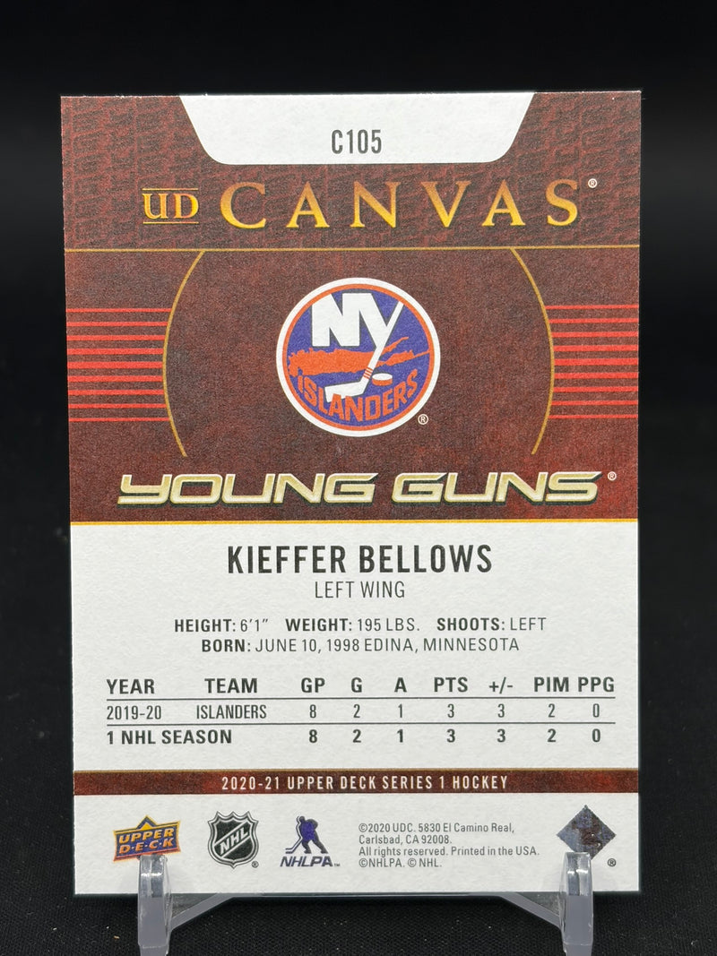 2020 UPPER DECK SERIES ONE - UD CANVAS - YOUNG GUNS - K. BELLOWS -