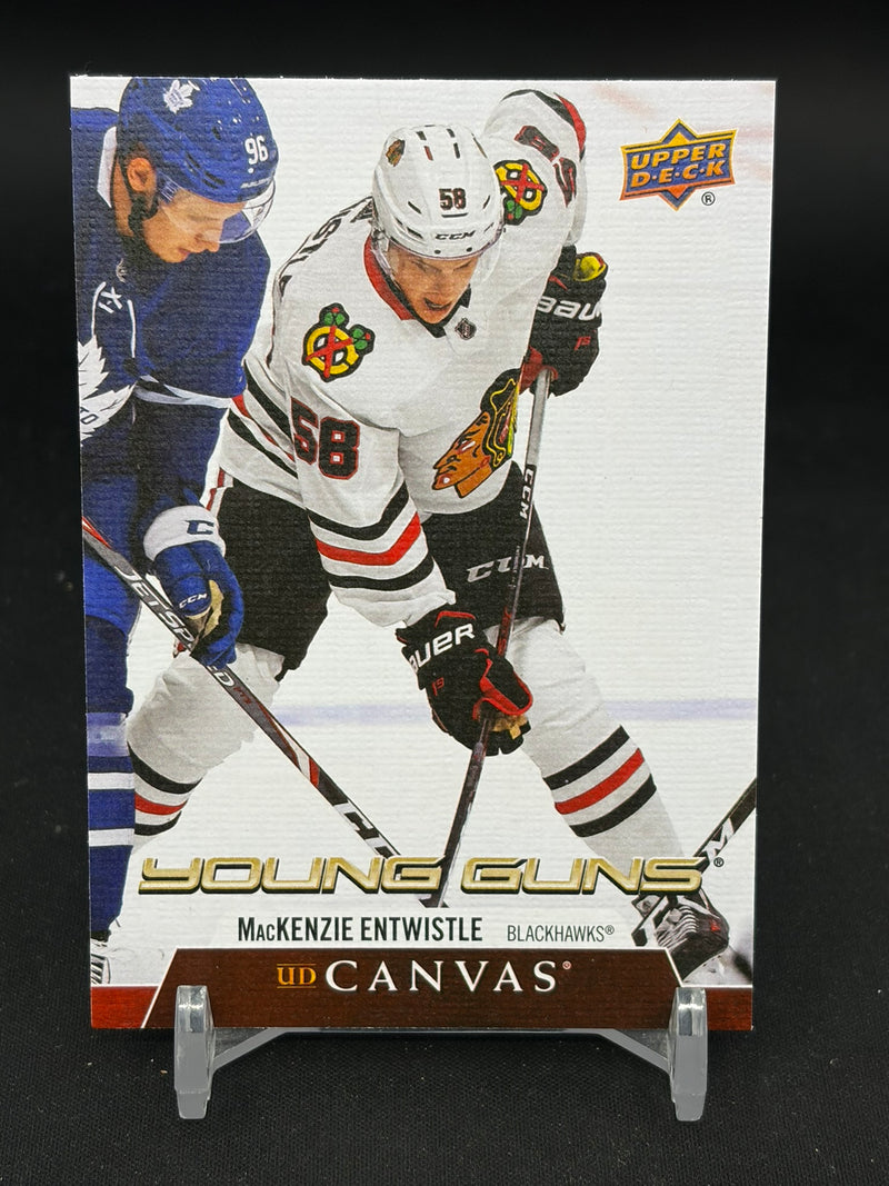 2020 UPPER DECK SERIES TWO - UD CANVAS - YOUNG GUNS - M. ENTWISTLE -