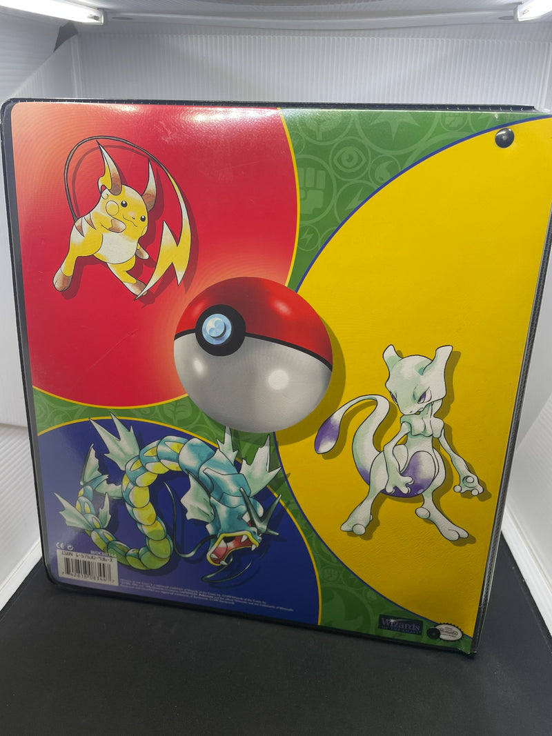 1999 POKEMON WIZARDS OF THE COAST BINDER (IN USED CONDITION)