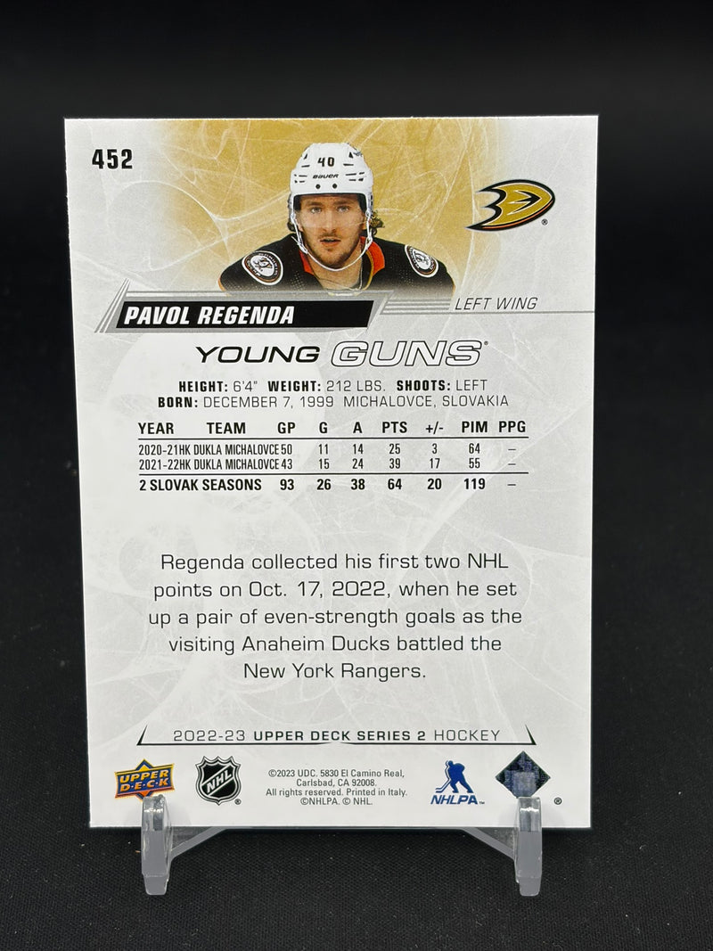 2022 UPPER DECK SERIES TWO - YOUNG GUNS - P. REGENDA -