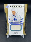 2024 UPPER DECK ENGRAINED ICONS - REMNANTS - M. SUNDIN - #R-SU - #'D/25 - RELIC