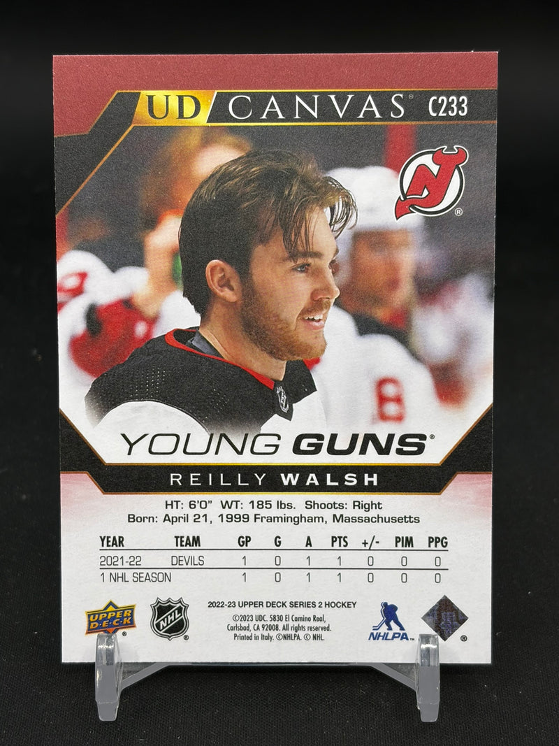 2022 UPPER DECK SERIES TWO - UD CANVAS - YOUNG GUNS - R. WALSH -