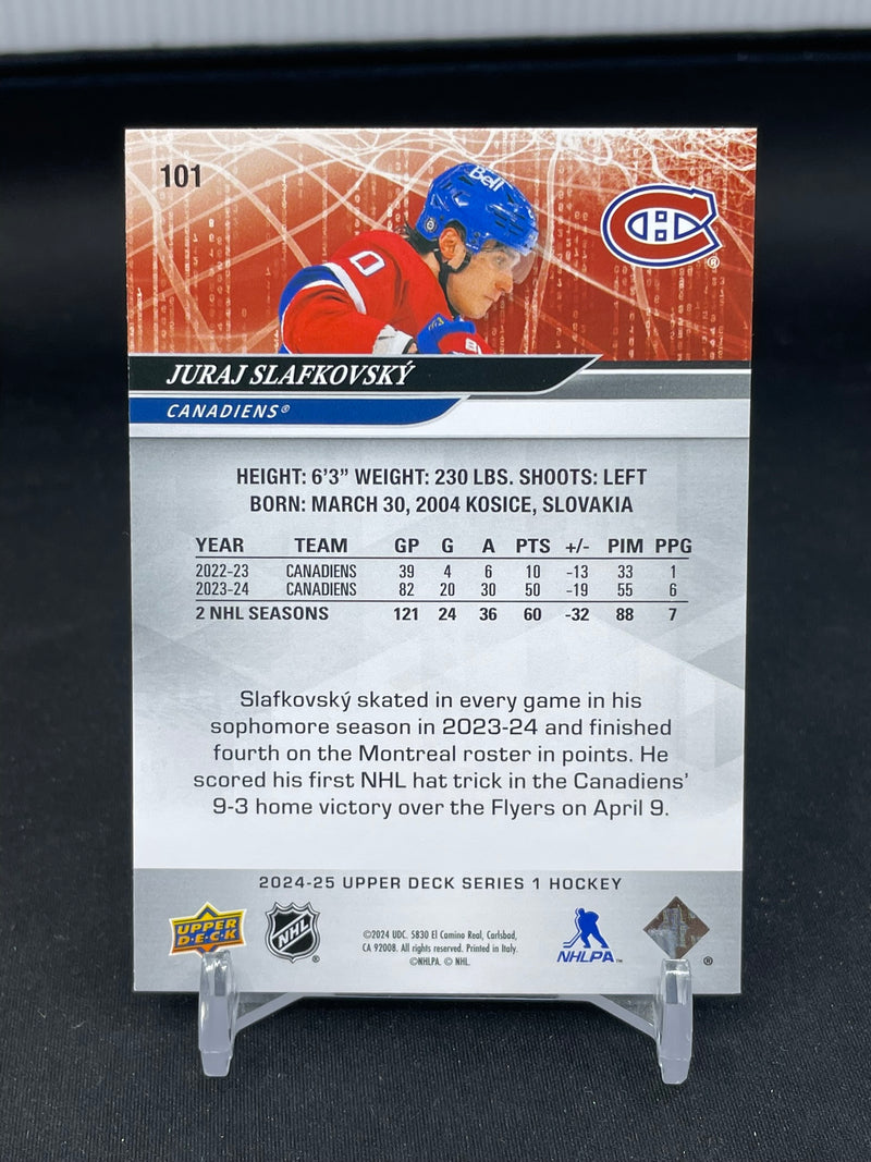 2024 UPPER DECK SERIES ONE - SILVER FOIL - J. SLAFKOVSKY -
