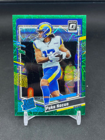 2023 PANINI DONRUSS OPTIC - GREEN VELOCITY - RATED ROOKIE - P. NACUA - #238 - RC