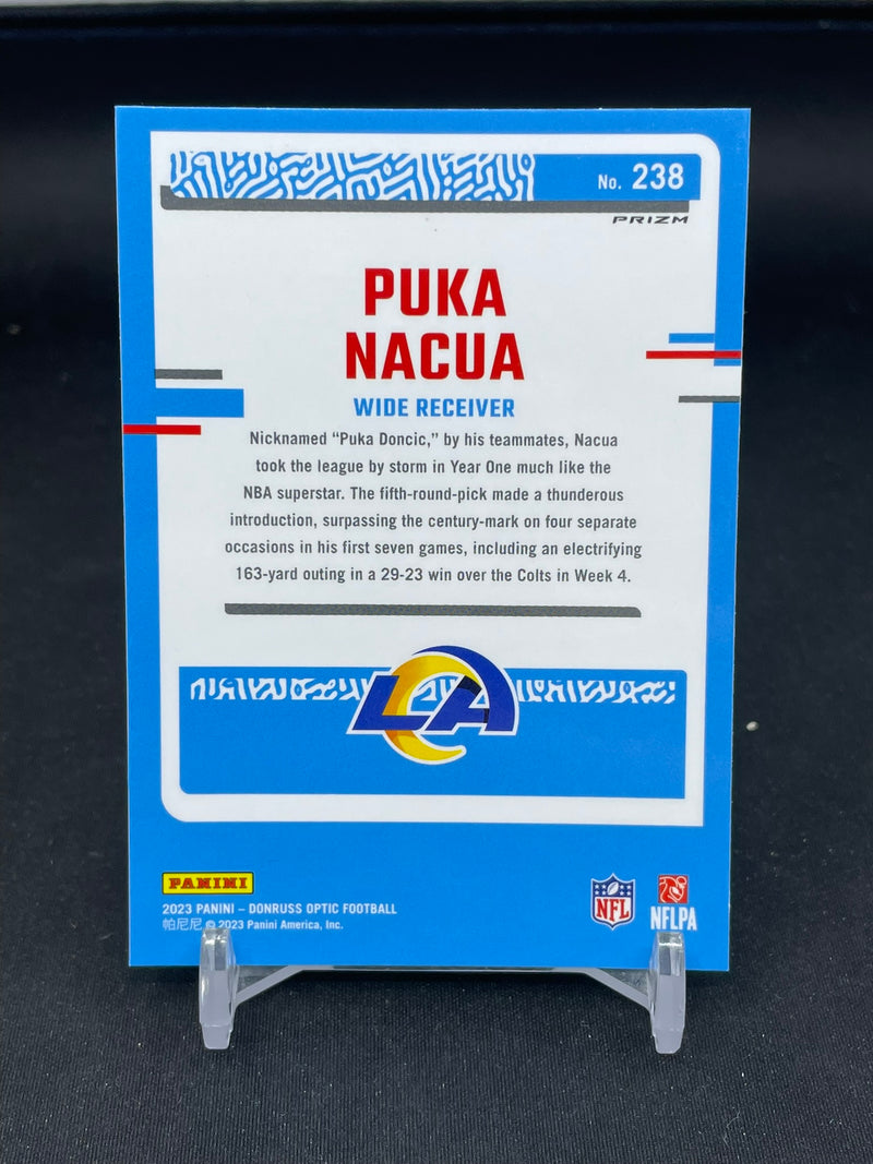 2023 PANINI DONRUSS OPTIC - GREEN VELOCITY - RATED ROOKIE - P. NACUA -