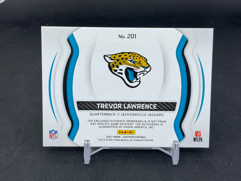 2021 PANINI CERTIFIED - RED - FRESHMAN FABRICS - T. LAWRENCE - #201 - #'D/30 - RELIC - AUTOGRAPH - RC