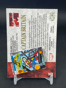 2024 UPPER DECK MARVEL MASTERPIECES '92 PLATINUM - PURPLE CRYSTALS - CAPTAIN BRITAIN -