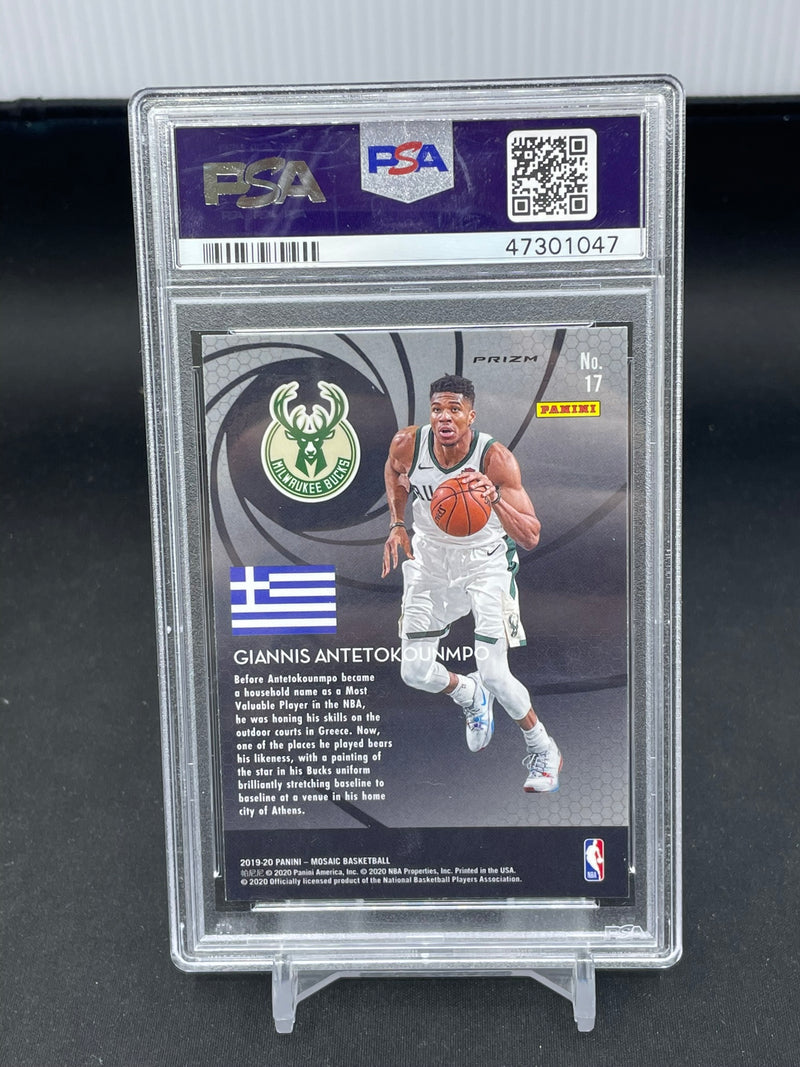 2019 PANINI MOSAIC - MOSAIC PRIZM - INTERNATIONAL MEN OF MASTERY - G. ANTETOKOUNMPO -