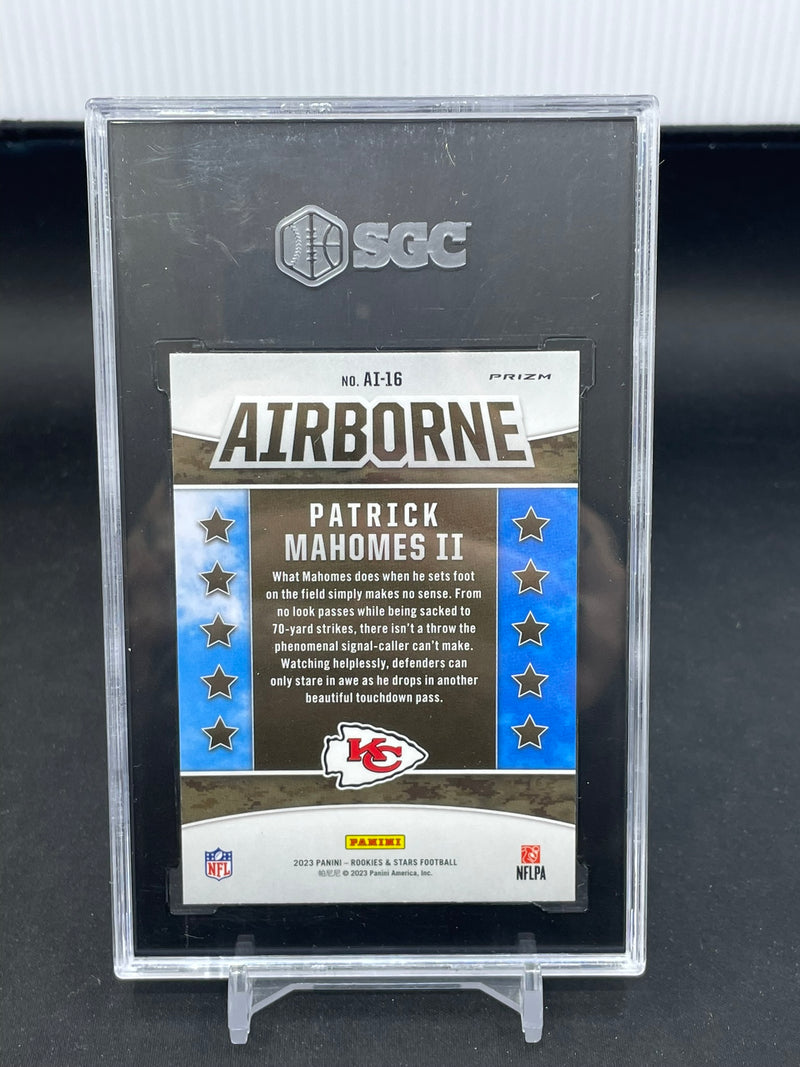 2023 PANINI ROOKIES & STARS - RED PLAID - AIRBORNE - P. MAHOMES II -