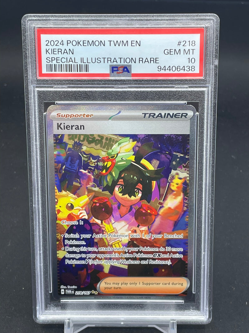 POKEMON - TWILIGHT MASQUERADE - KIERAN - SPECIAL ILLUSTRATION RARE -