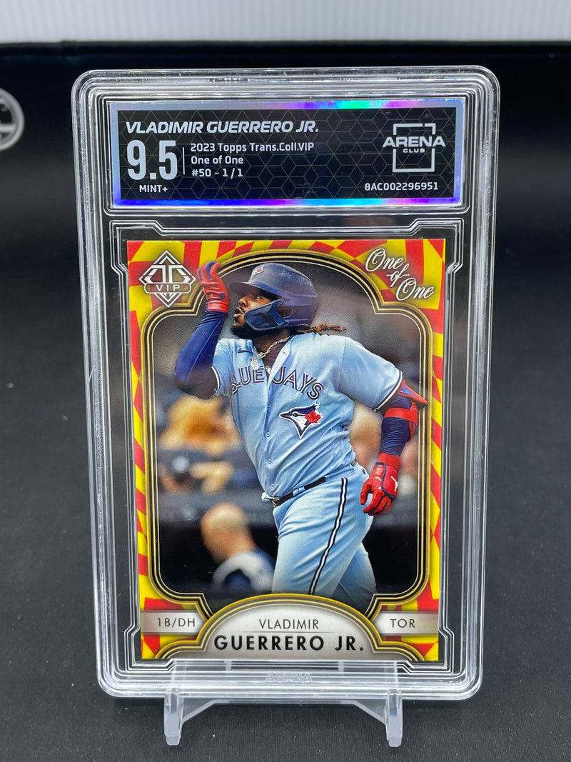 2023 TOPPS TRANCENDENT VIP - ONE OF ONE - V. GUERRERO JR. - #50 - #'D/1 - AC 9.5
