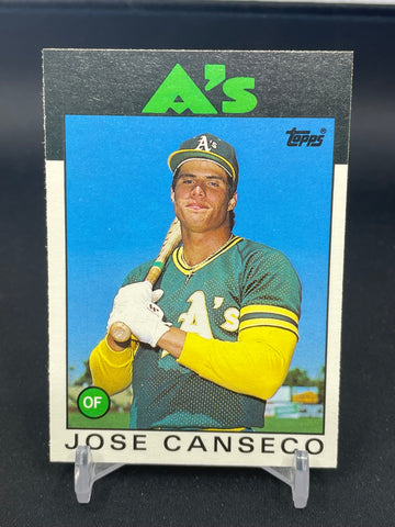1986 TOPPS TRADED - J. CANSECO - #20T - RC