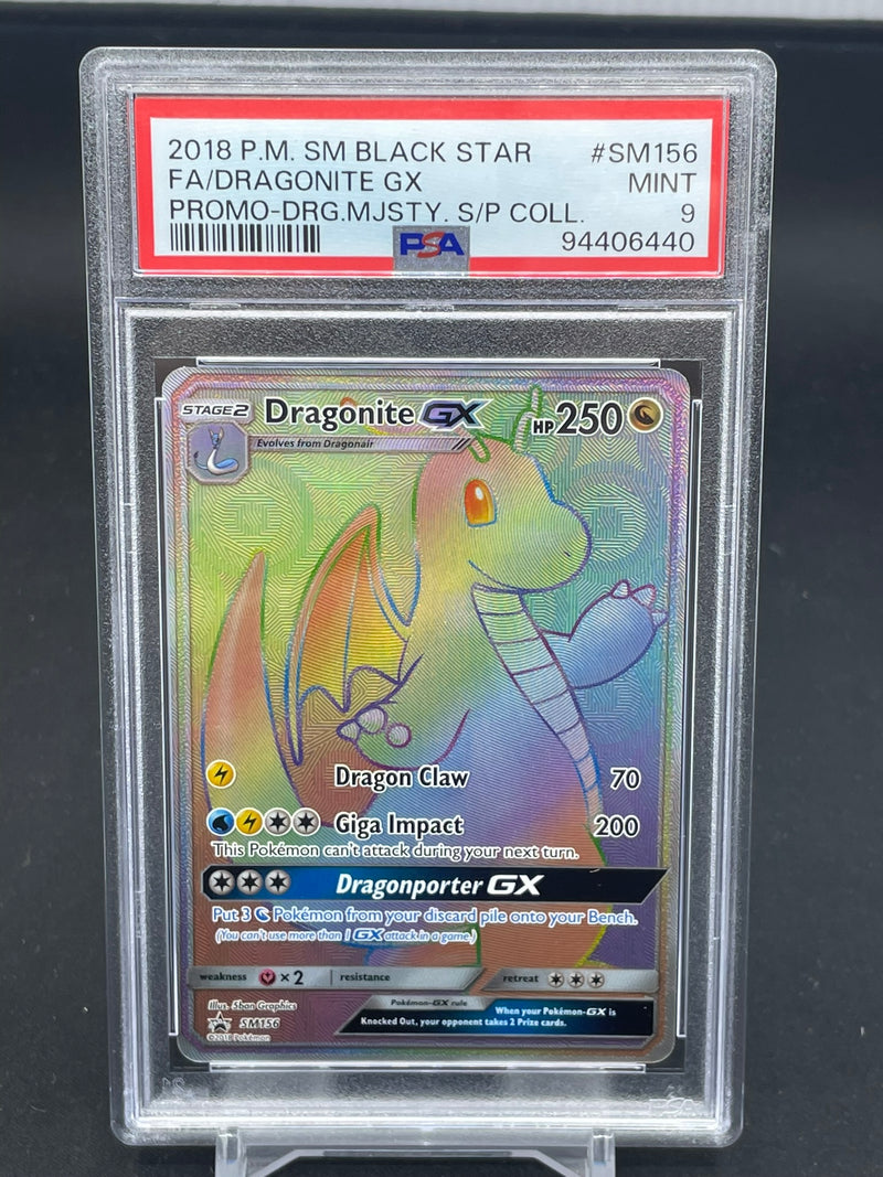 POKEMON - PROMO - DRAGONITE GX - RAINBOW -