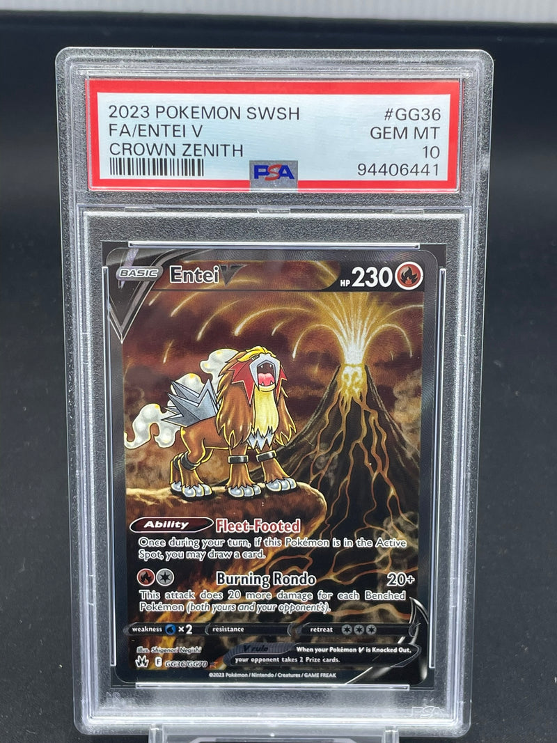 POKEMON - CROWN ZENITH - ENTEI V - FULL ART -