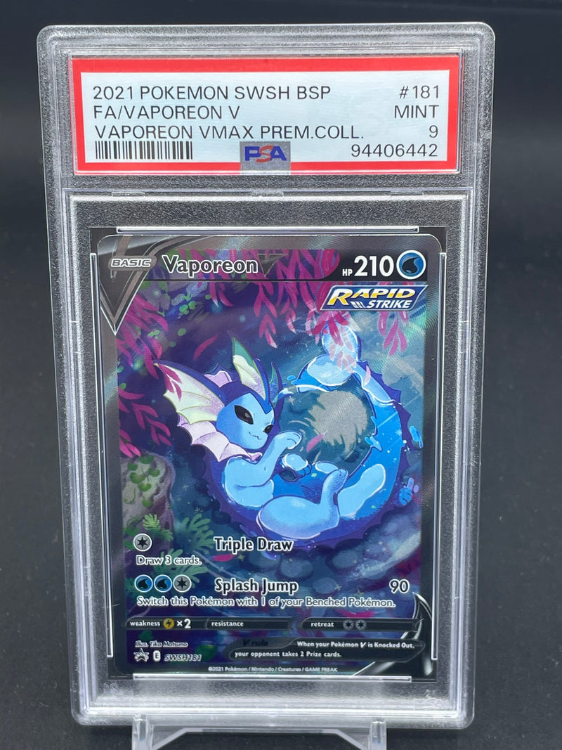 POKEMON - PROMO - VAPOREON V - FULL ART -