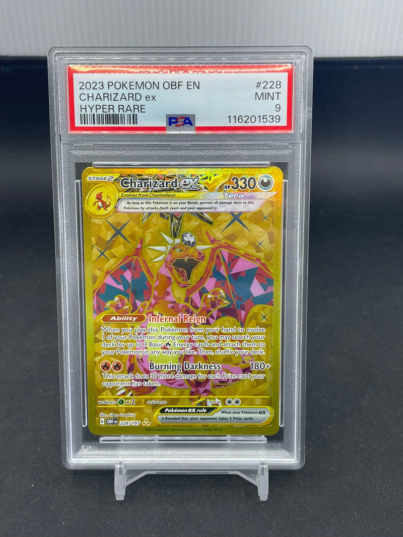 POKEMON - OBSIDIAN FLAMES - CHARIZARD EX - HYPER RARE -