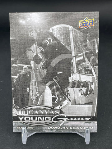 2025 UPPER DECK SERIES ONE - B/W - UD CANVAS - YOUNG GUNS - D. SEBRANGO - #C-97 - RC