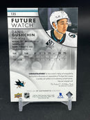 2023 UPPER DECK SP AUTHENTIC - BLACK AND GOLD - FUTURE WATCH AUTO - D. GUSHCHIN -