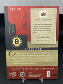 2008 UPPER DECK MASTERPIECES - BOX TOPPER - B. ORR -