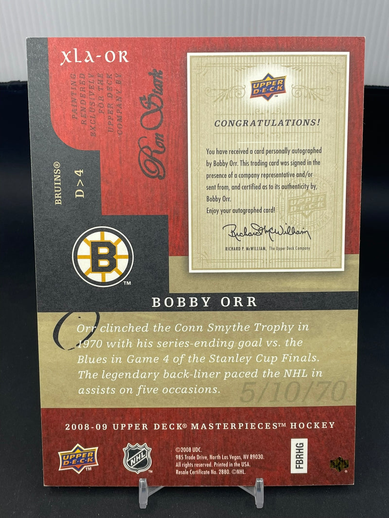 2008 UPPER DECK MASTERPIECES - BOX TOPPER - B. ORR -