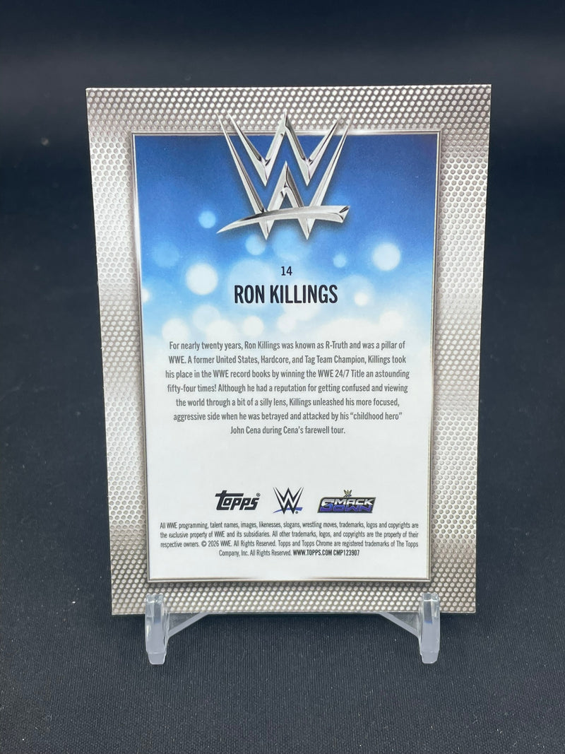 2026 TOPPS CHROME - DIAMOND PLATE REFRACTOR - RON KILLINGS -