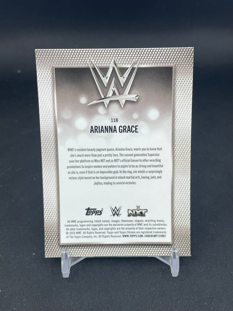 2026 TOPPS CHROME - DIAMOND PLATE REFRACTOR - ARIANNA GRACE -