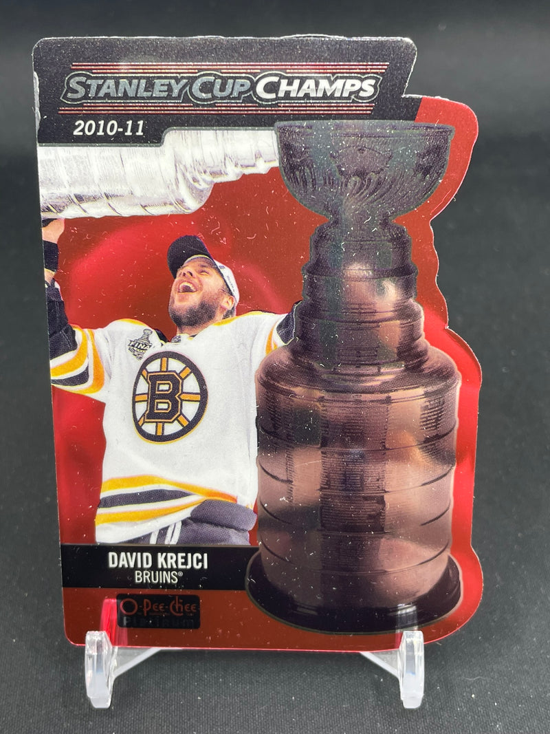 2014 UPPER DECK O-PEE-CHEE PLATINUM - STANLEY CUP CHAMPS DIE-CUT - D. KREJCI -