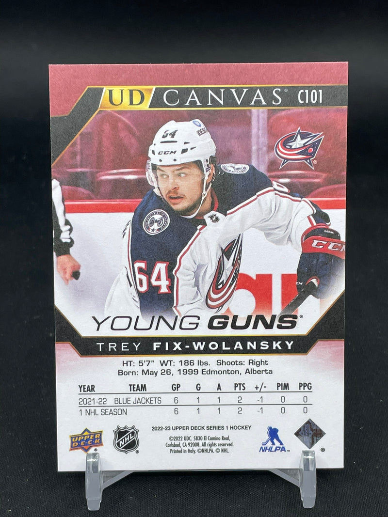 2022 UPPER DECK SERIES ONE - UD CANVAS - YOUNG GUNS - T. FIX-WOLANSKY -