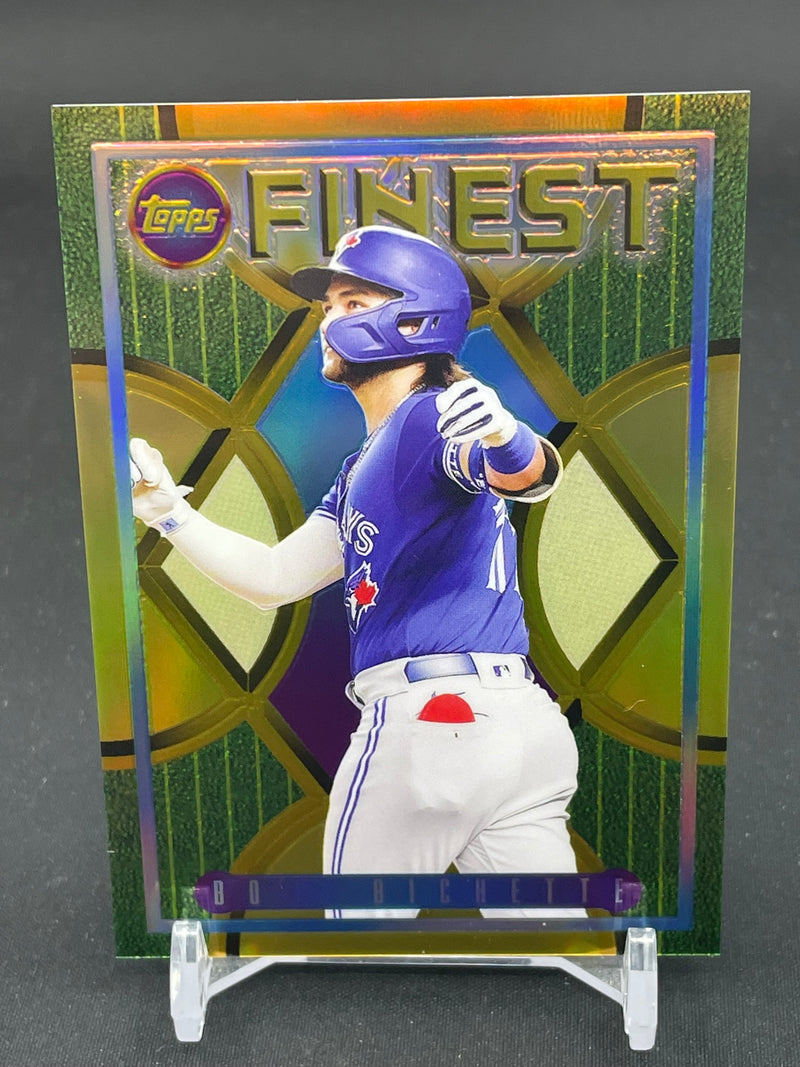 2022 TOPPS FINEST - GOLD REFRACTOR - FLASHBACK - B. BICHETTE - #197 - #'D/50