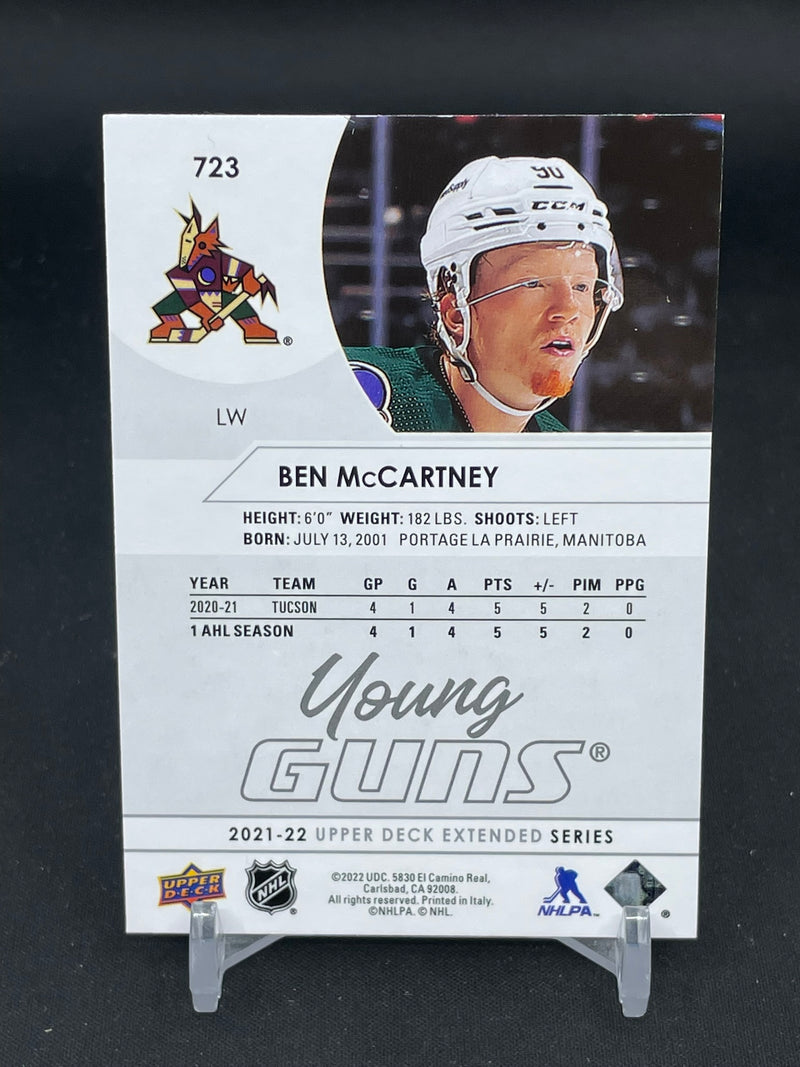 2021 UPPER DECK EXTENDED SERIES - YOUNG GUNS - B. MCCARTNEY -