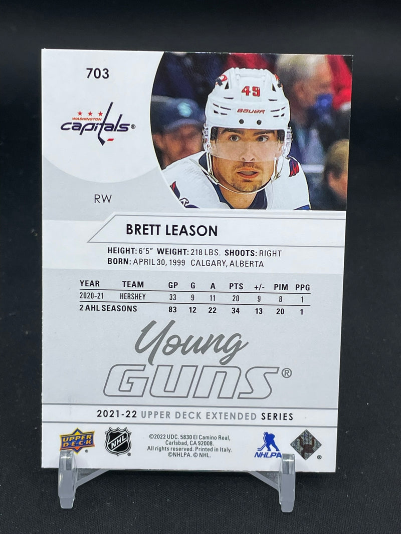 2021 UPPER DECK EXTENDED SERIES - YOUNG GUNS - B. LEASON -