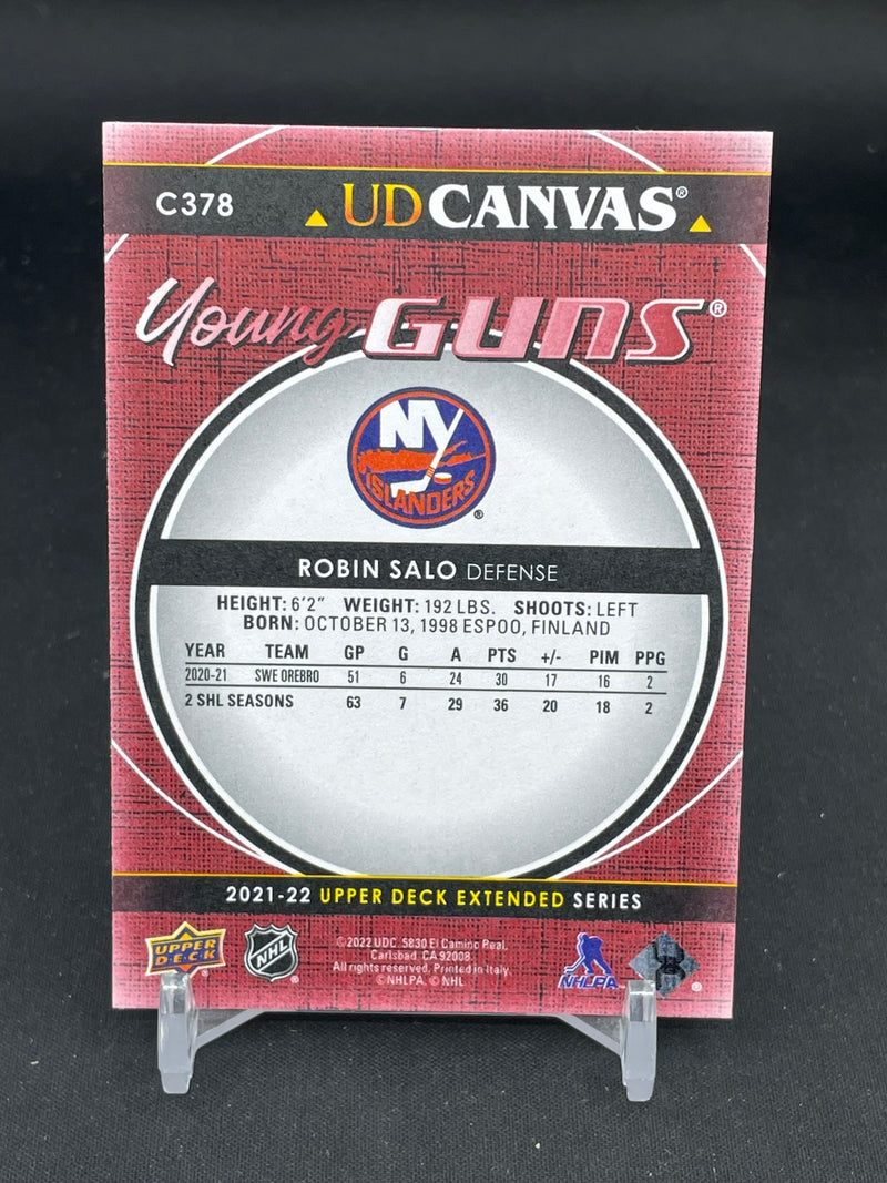 2021 UPPER DECK EXTENDED SERIES - UD CANVAS - YOUNG GUNS - R. SALO -