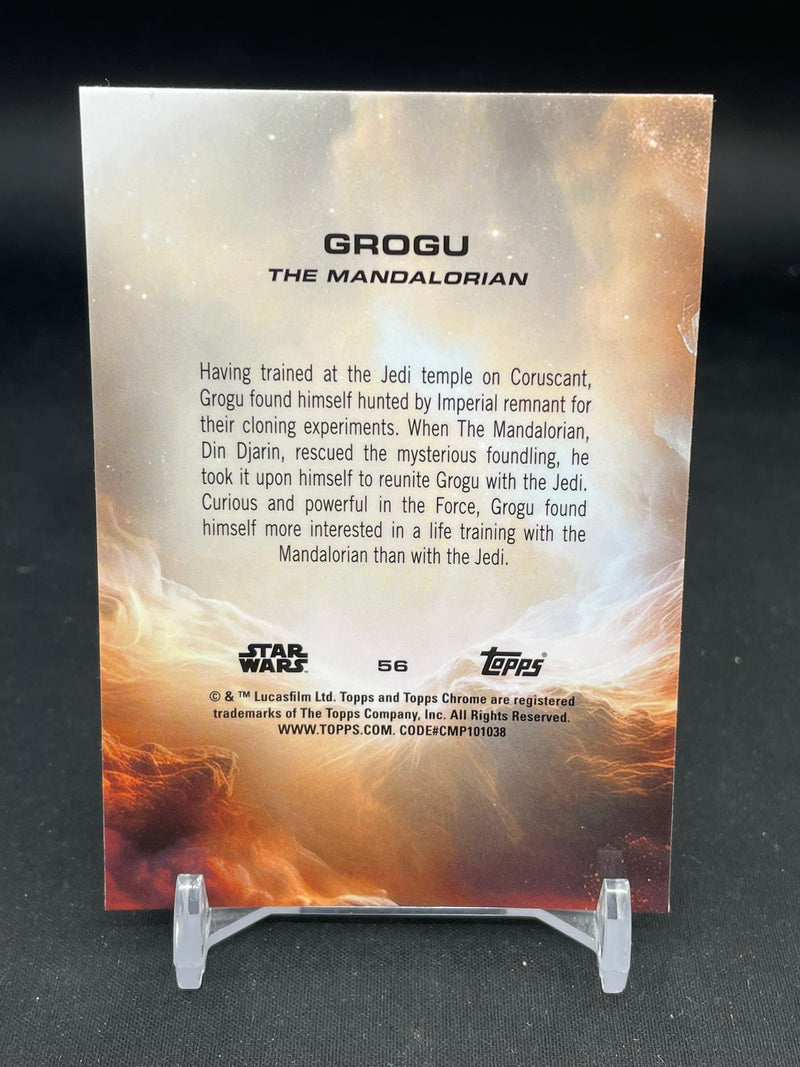 2025 TOPPS CHROME STAR WARS - PRISM REFRACTOR - GROGU -