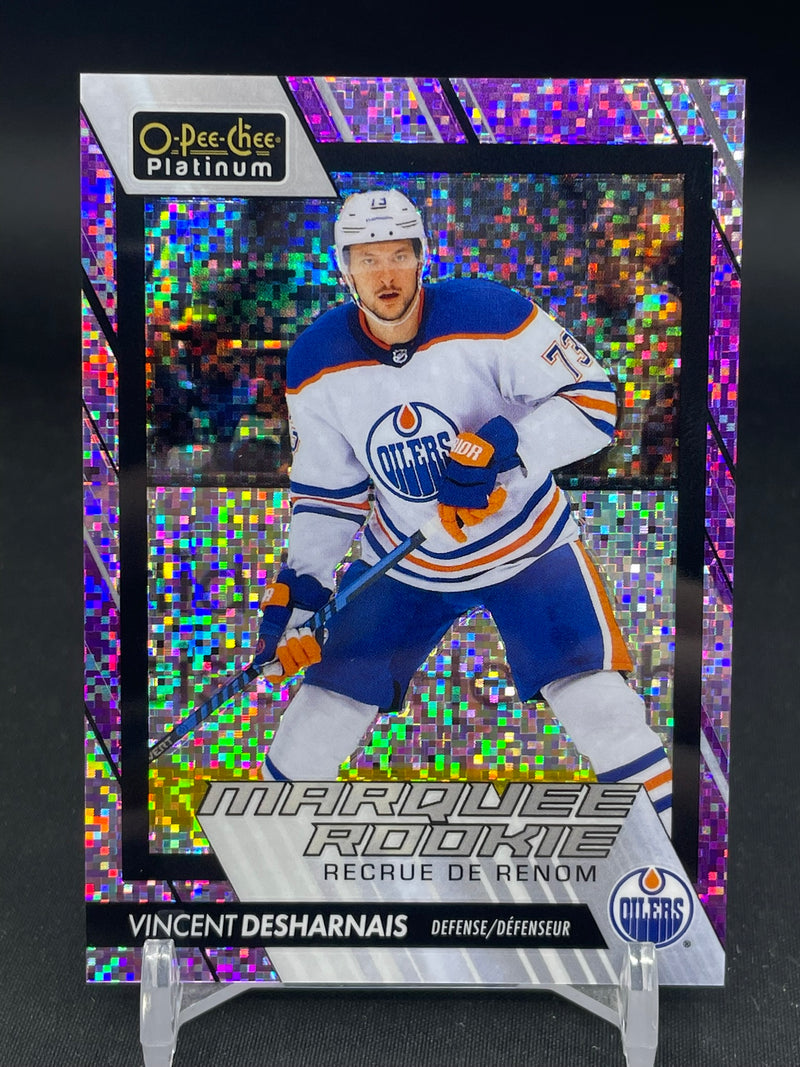 2023 UPPER DECK O-PEE-CHEE PLATINUM - VIOLET PIXELS - MARQUEE ROOKIE - V. DESHARNAIS - #263 - #'D/299 - RC