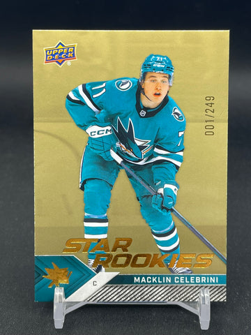 2024 UPPER DECK NHL STAR ROOKIES - GOLD - M. CELEBRINI - #13 - #'D/249 - RC