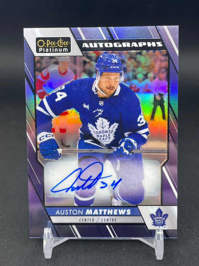 2023 UPPER DECK O-PEE-CHEE PLATINUM - BLUE RAINBOW AUTOGRAPHS - A. MATTHEWS -