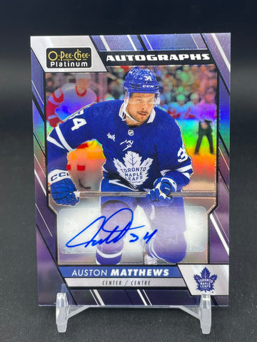 2023 UPPER DECK O-PEE-CHEE PLATINUM - BLUE RAINBOW AUTOGRAPHS - A. MATTHEWS - #BA-AM - AUTOGRAPH