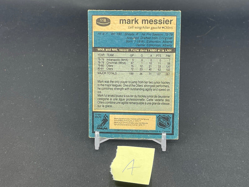 1981 O-PEE-CHEE - M. MESSIER -