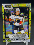 2023 UPPER DECK O-PEE-CHEE PLATINUM - NEON YELLOW SURGE - MARQUEE ROOKIE - P. MINTYUKOV -