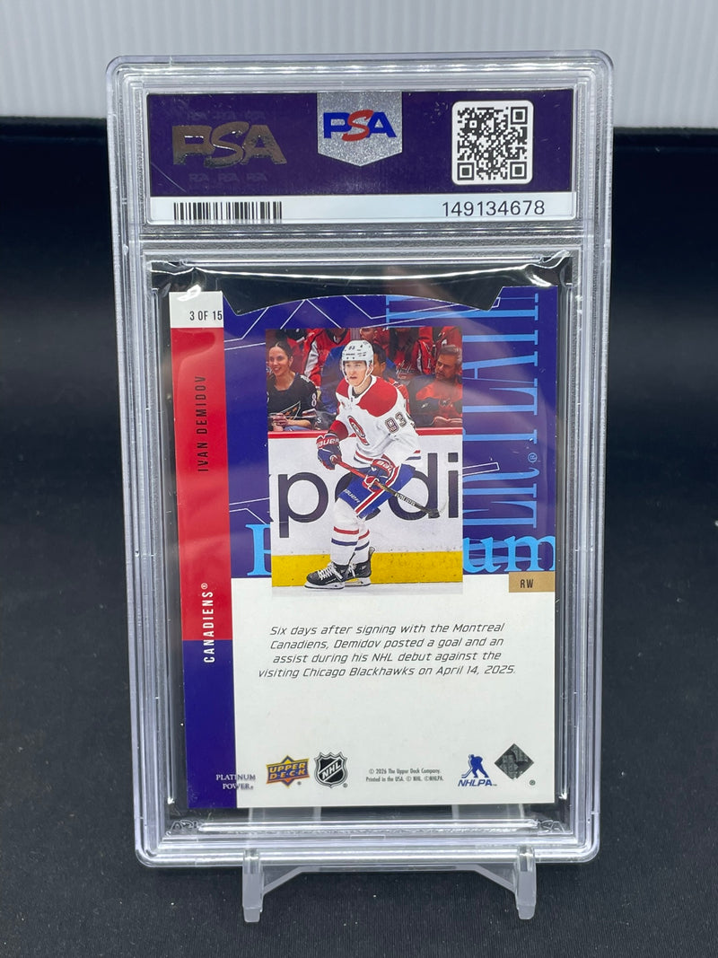 2025 UPPER DECK CDD - PLATINUM POWER - I. DEMIDOV -